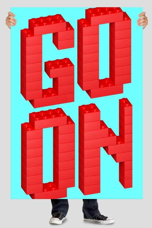 Lego Red font