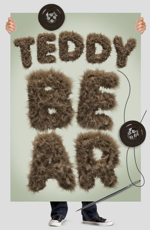 Teddy bear font