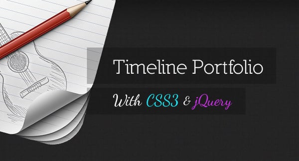 Timeline Portfolio with CSS3 and jQuery