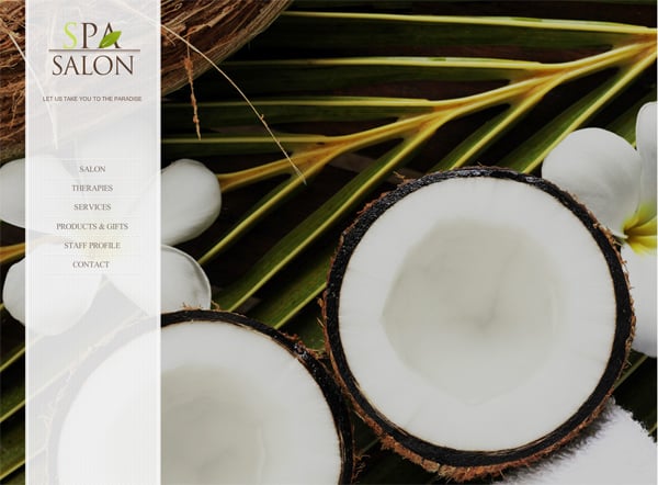 Relaxation SPA Salon Website Template