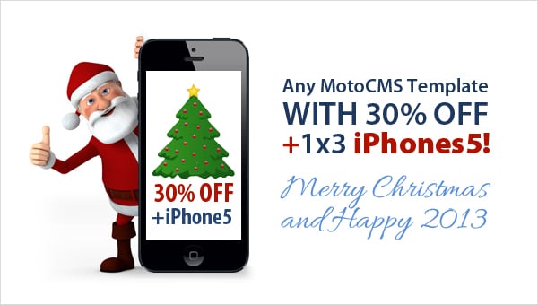 iPhone 5 giveaway from MotoCMS