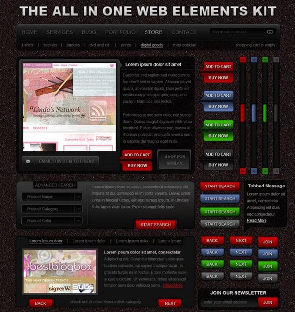 Download Free Web UI Kit