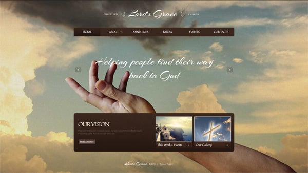 How to Build a Church Website from a Religious Website Template