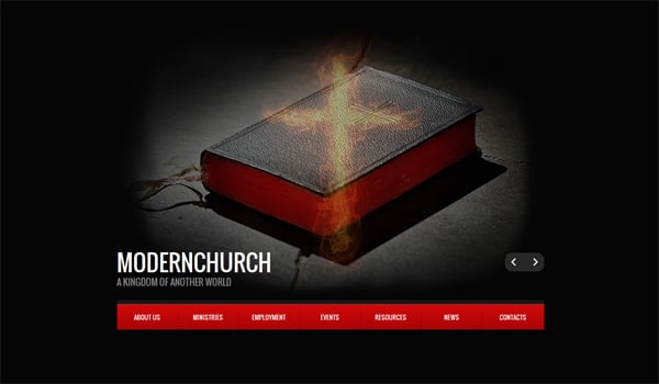 How to Build a Church Website from a Religious Website Template