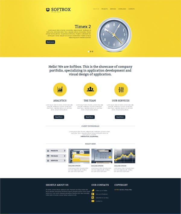 forex html5 template