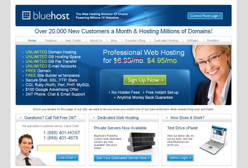 How to Create Website - BlueHost Hosting