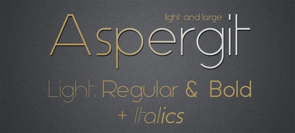 30 Free Lightweight Fonts for Flat Designs