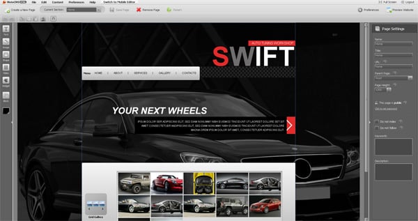 Get a Car Website Templates for 30 Days Free