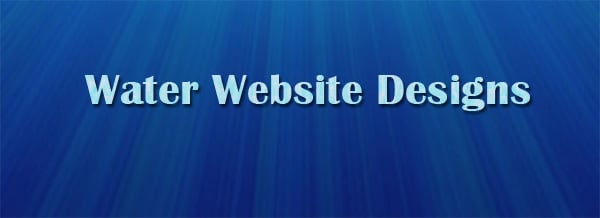 Key Elements in Water Website Design