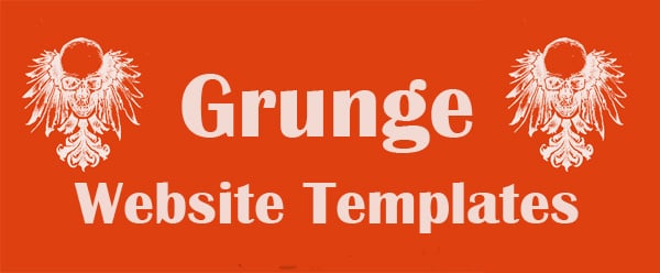 Grunge Website Templates Add Personality to the Site
