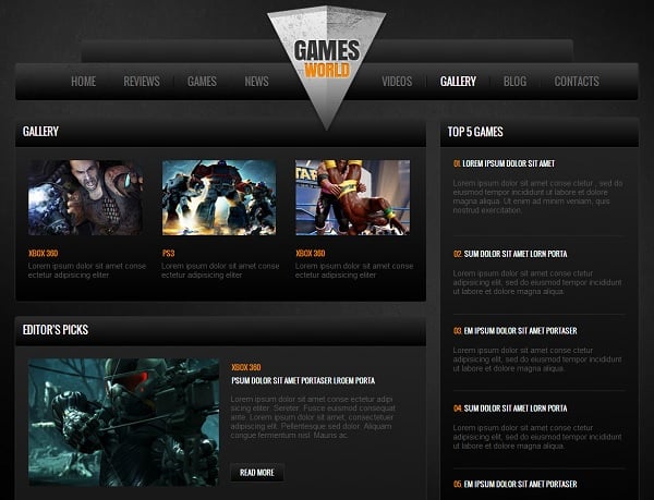 Gaming Website Templates - Pro Tips for Building a Gaming Website