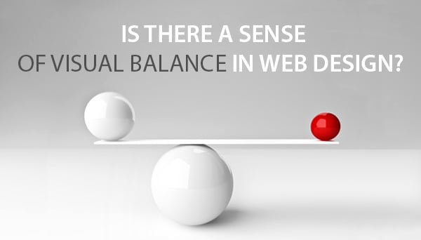 Sense of Visual Balance in Web Design