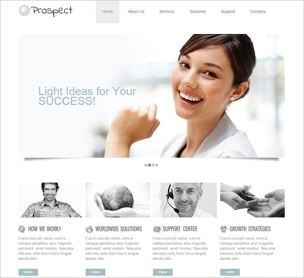 Clean-Style Consulting Website Template