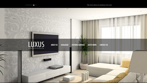 Interior and Furniture Studio Web Template