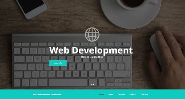 Hero Images Web Design - Web Template for Web Development Studio