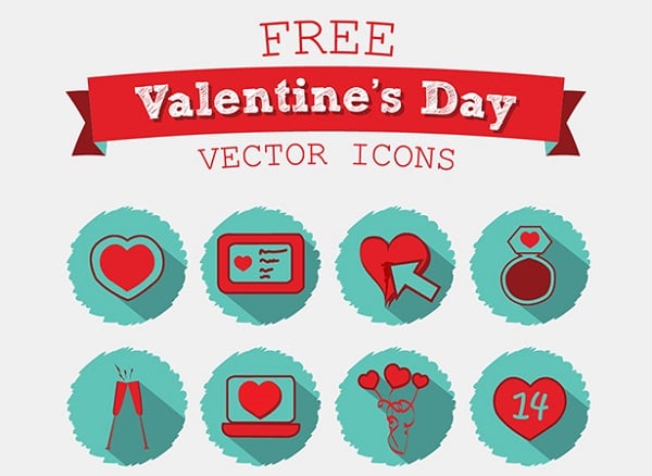 20 Free Valentine’s Day 2015 Love Icons