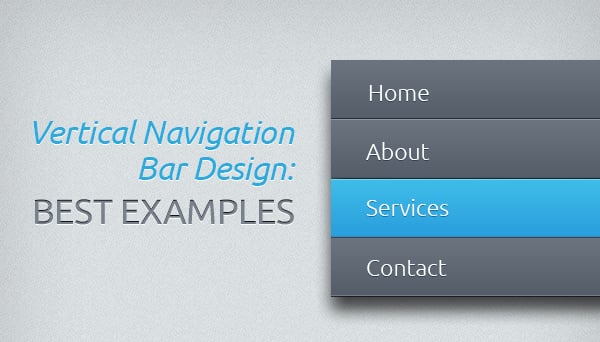 Vertical Navigation Bar Design - main