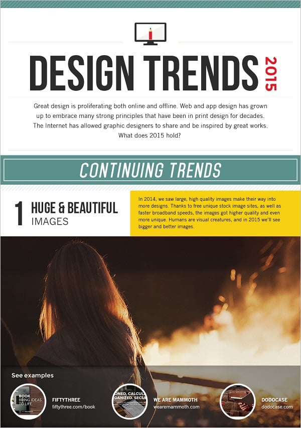 Web Design Infographics - Design Trends 2015 Infographic
