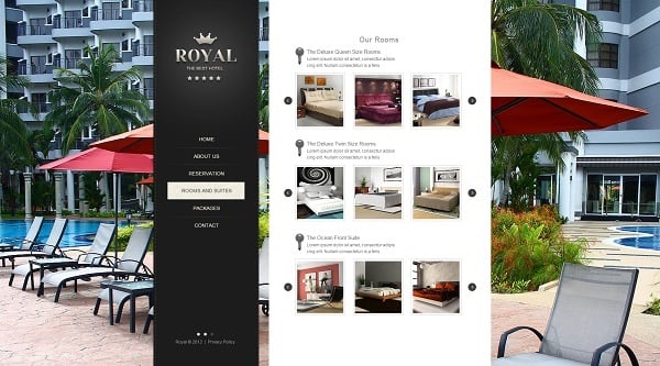Building a Hotel Website - Hotel Web Template with Gallery