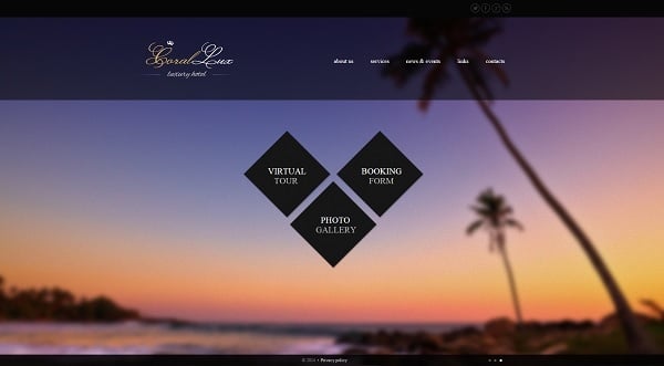 Building a Hotel Website - Hotel Web Template with Fullscreen Background