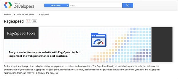 Page Speed Testing Tools - Google PageSpeed Tools