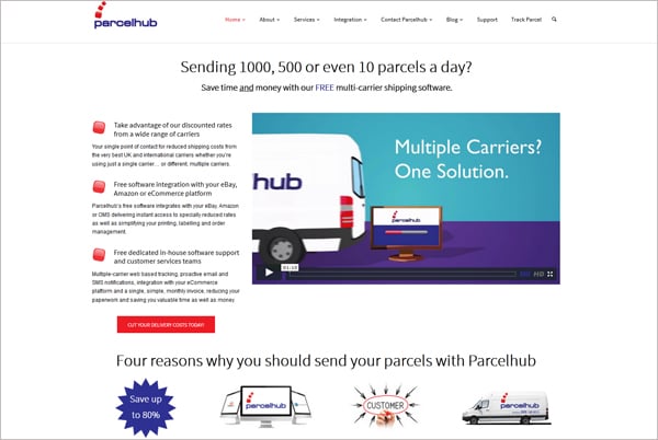 Ecommerce Shipping and Fulfillment Service Parcelhub