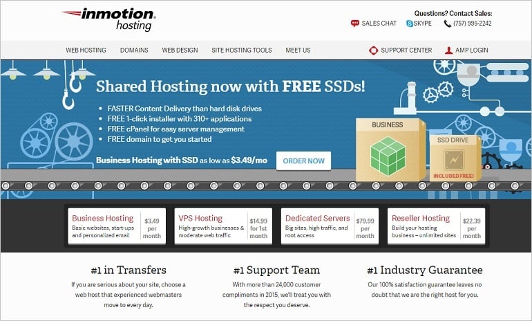 Best Hosting Services 2016 - inmotion