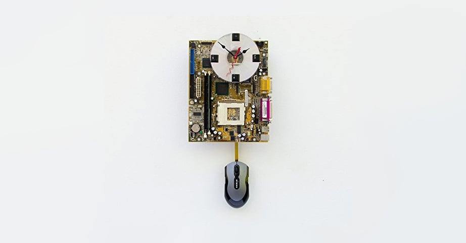 Gifts for web developers - motherboard clocks
