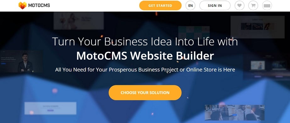Best website builders for eCommerce 2017 - MotoCMS website