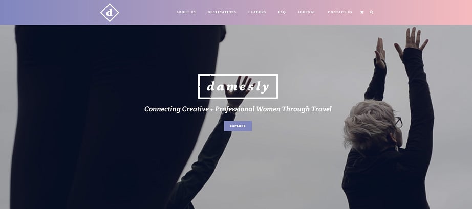 How to design a travel website color scheme - damesly