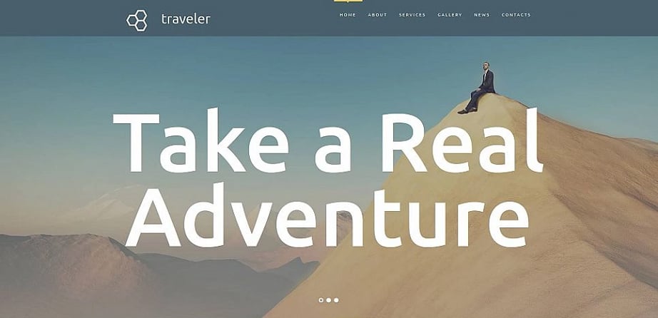 How to design a travel website color scheme - traveler