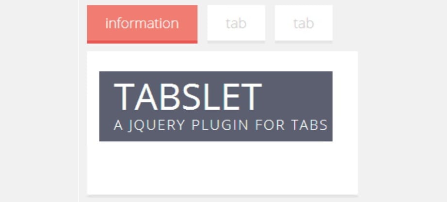 jQuery plugin tutorial - tabslet