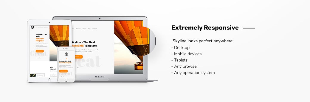 Skyline Business Website from MotoCMS - responsive