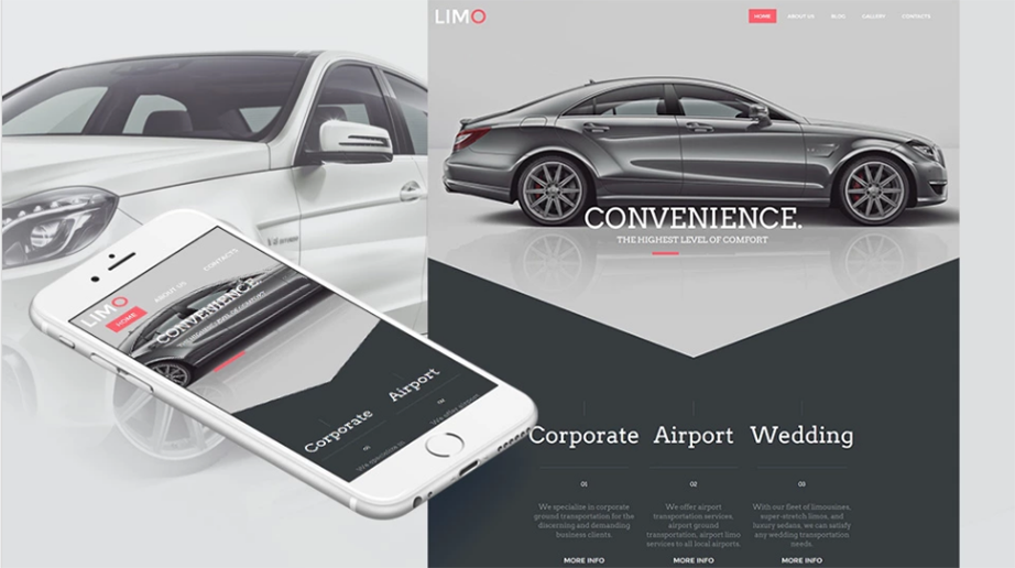  limo services HTML website