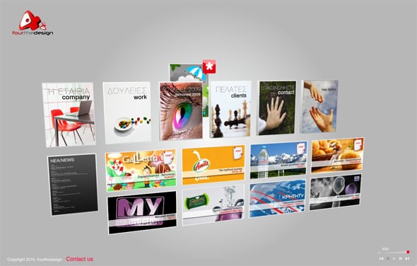 papervision 3D websites