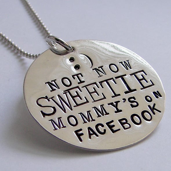Facebook necklace