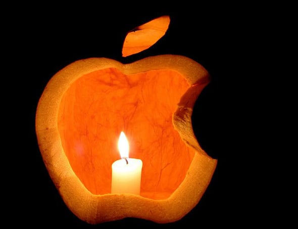 Apple-shaped pumpkin