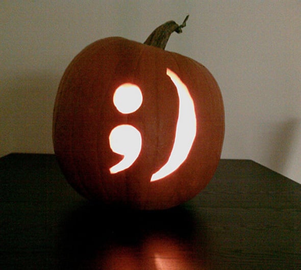Emoticon Halloween pumpkin