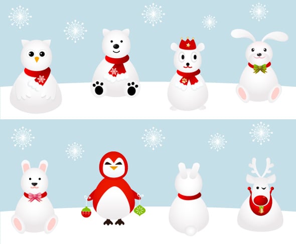 snow_xmas_animal_icons