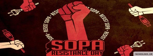 Stop SOPA Facebook Timeline cover