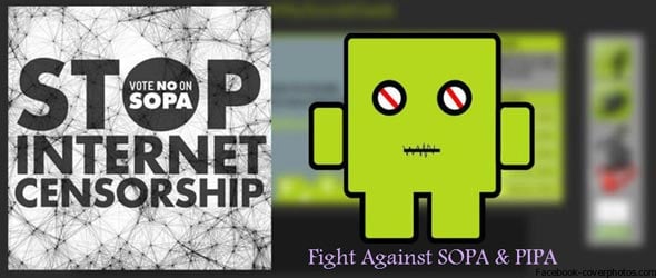 Stop SOPA facebook Timeline cover