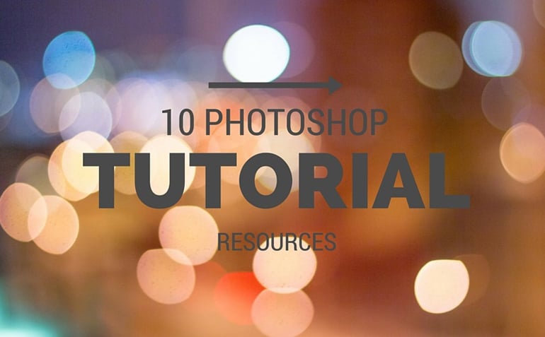 Photoshop tutorial resources - main image