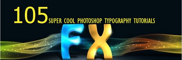 101 Top Photoshop Typography Tuts