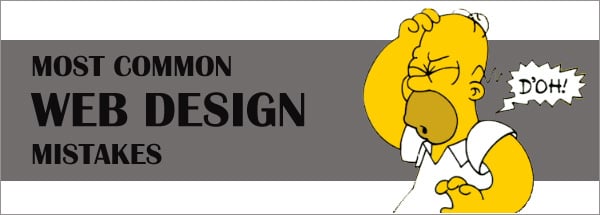 Most common web design mistakes and some tips  on how to fix them