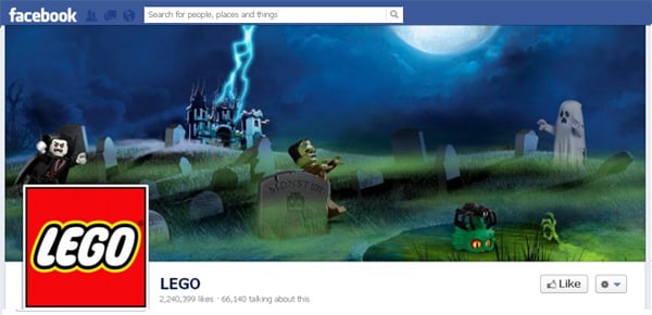 Websites and Facebook Covers Halloween Customizations