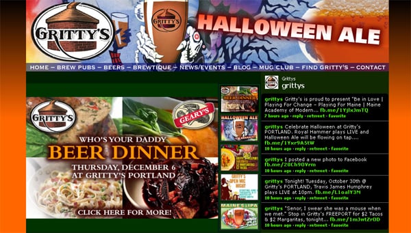 Websites and Facebook Covers Halloween Customizations