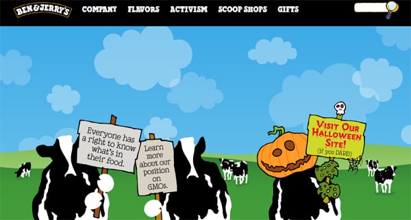 Websites and Facebook Covers Halloween Customizations