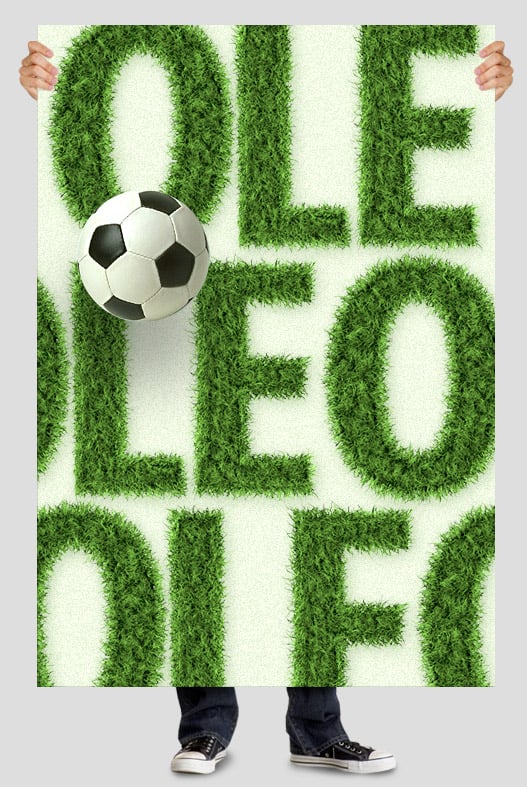 Handmade fonts: Football font