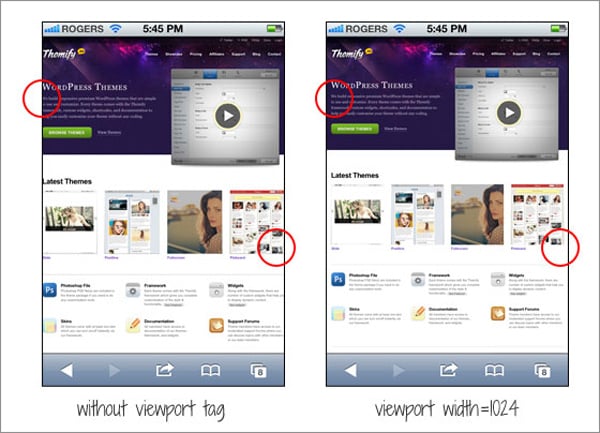 Viewport Meta Tag For Non-Responsive Design