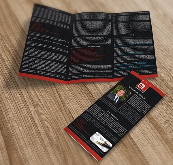 Davenport Law Brochure design